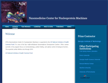 Tablet Screenshot of nucleoproteinmachines.org